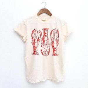 Lobster Shirt – Retro Coastal Seafood Graphic Summer Style